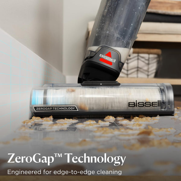 BISSELL CrossWave OmniForce, Wet and Dry Vacuum Cleaner, Powerful Floor Cleaner Machine, Multi-Surface, Cordless Vacuum Cleaner with Turbo Mode & Vacuum-Only Mode, Wet Vac up to 240m2, 69 dBA, 3912E