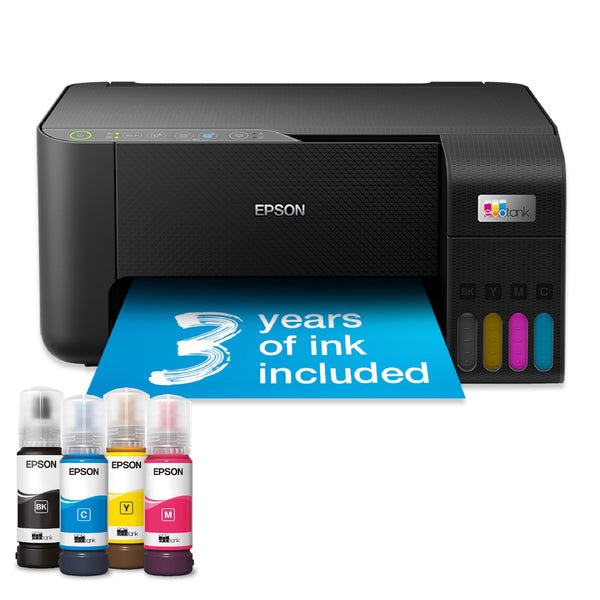 Epson EcoTank ET-2850 A4 Multifunction Air Print and Wi-Fi Ink Tank Printer with double sided printing, Up To 3 Years Of Ink Included