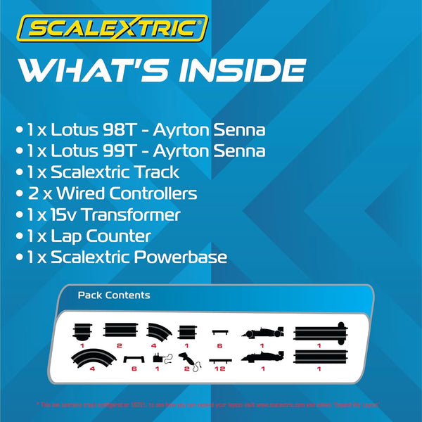 Scalextric Racing Track Sets for Kids - 1980s Grand Prix Speed Track - Electric Race Tracks for Boys & Girls 5+, Slot Car Race Tracks - 1:32 Scale Mini Car Racing Sets, Boys Birthday Gifts