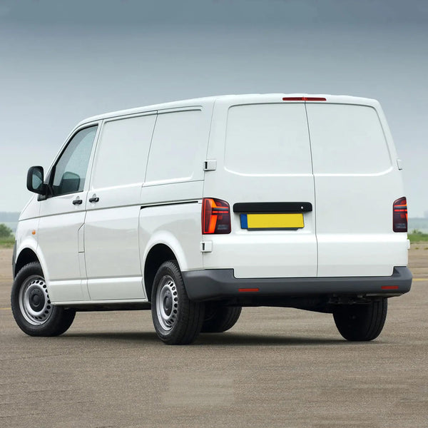 VLAND LED Rear Lights Compatible With Transporter T5 Facelift T5.1 Caravelle Multivan TDI TSI 2010-2014, w/Startup dynamic display, Driver & Passenger Side - Smoked