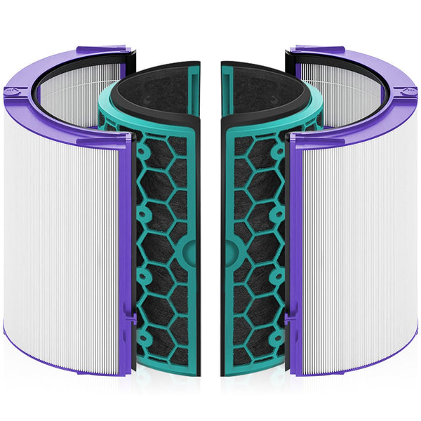 Air Purifier Replacement Filter Compatible with Dyson Pure Cool TP04 TP05 DP04 HP04 HP05, HEPA Activated Carbon Air Purifying Dyson Fan Filter