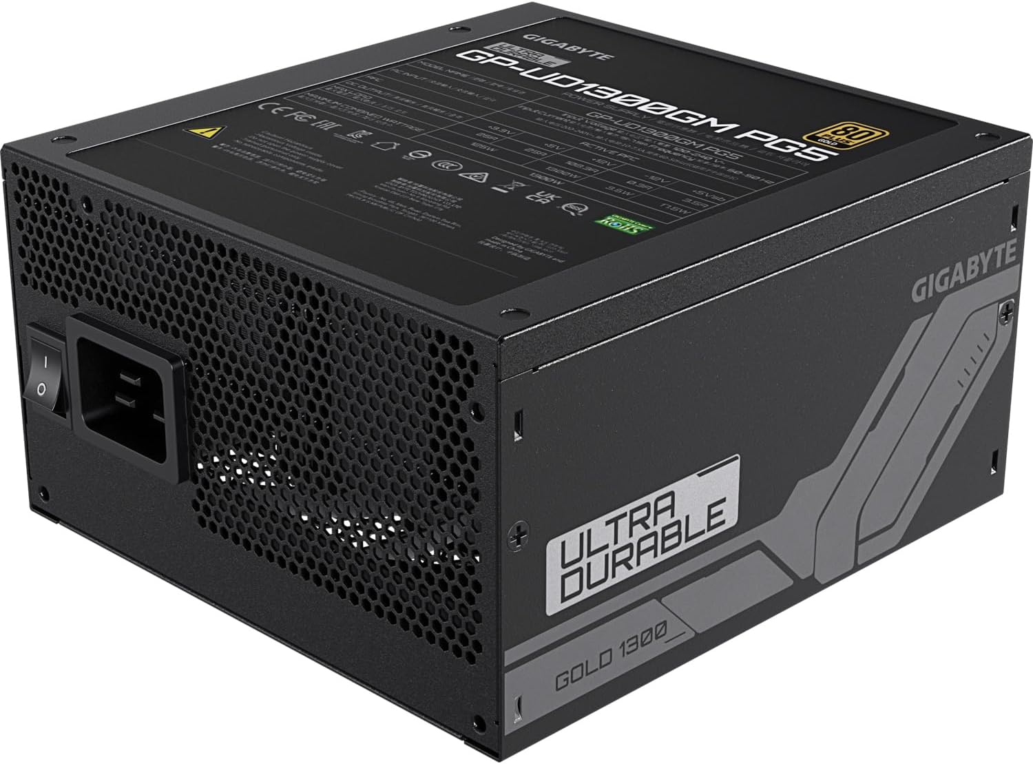 Gigabyte P750BS 80 Plus Bronze Non Modular 750w Power Supply Unit, Flat Cables, 3 Year Warranty