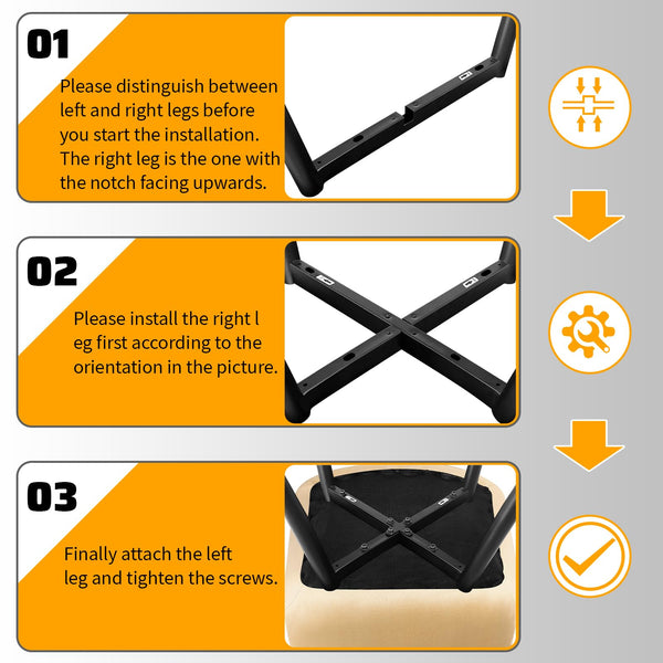 LONGTOO Set of 6 Dining Chairs with Velvet Upholstered Seat & Backrest,Stable Metal Legs,Modern Stripe Design,Champagne