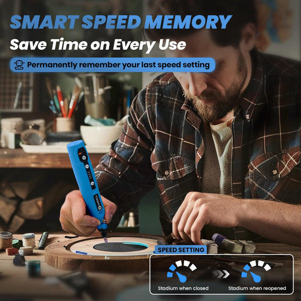 HARDELL Mini Cordless Rotary Tool, USB Charging, 5-Speed Rotary Tool Kit with 61 Accessories, Multi-Purpose 3.7V Power Multi Tool for Sanding, Polishing, Drilling, Etching, Engraving, Cutting, DIY