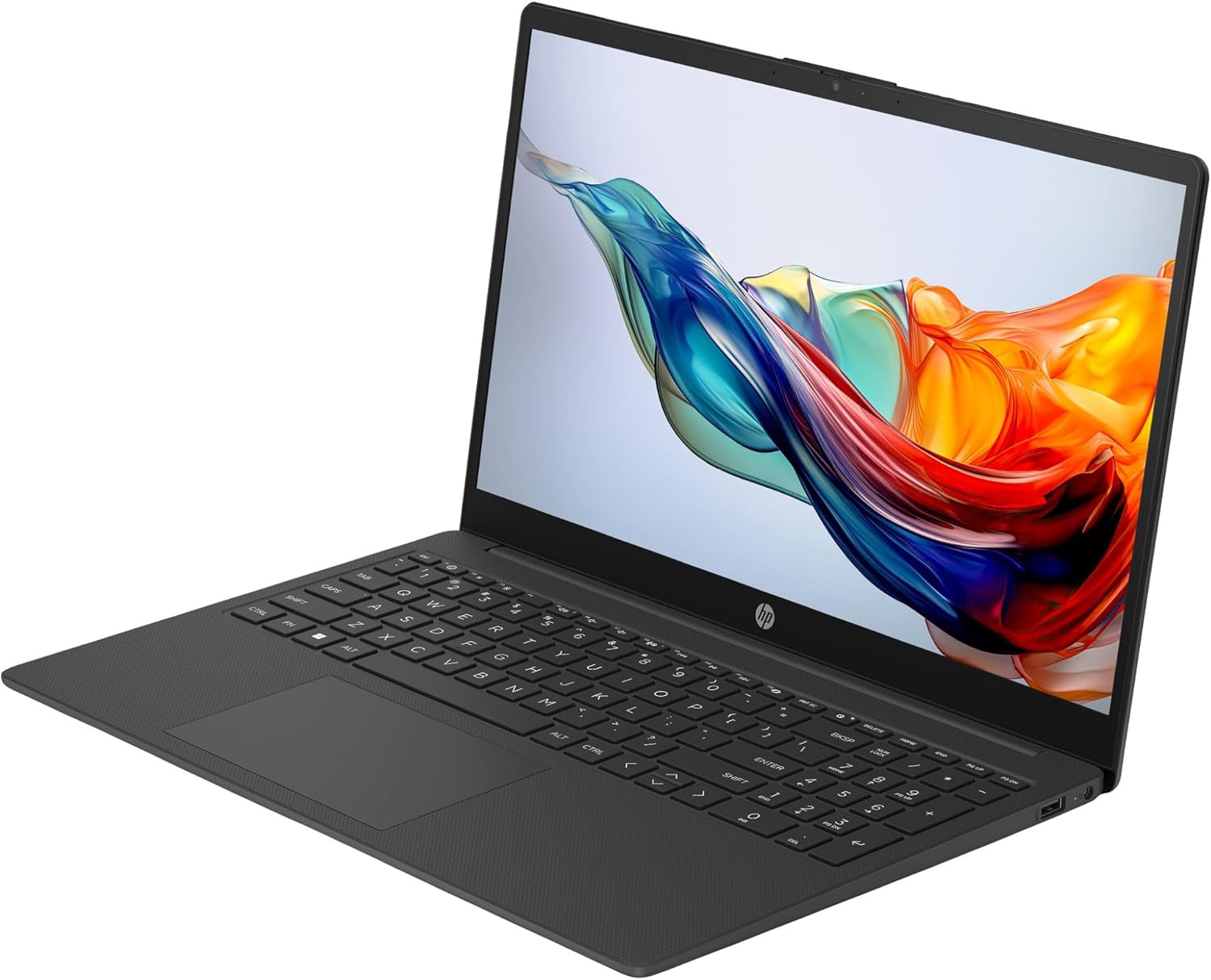 HP 15.6" Laptop | AMD Ryzen 5 7520U Processor | 16 GB RAM | 512 GB SSD | AMD Radeon Graphics | FHD Display | Up to 11hrs 15 mins battery | Win 11 | Dual Speakers | Jet Black | 15-fc0042sa