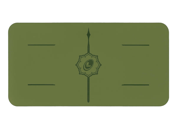 Liforme Yoga Pad - Patented Alignment System, Warrior-like Grip, Non-slip, Eco-friendly and biodegradable, 4.2mm thick pad for knee, elbow and hand