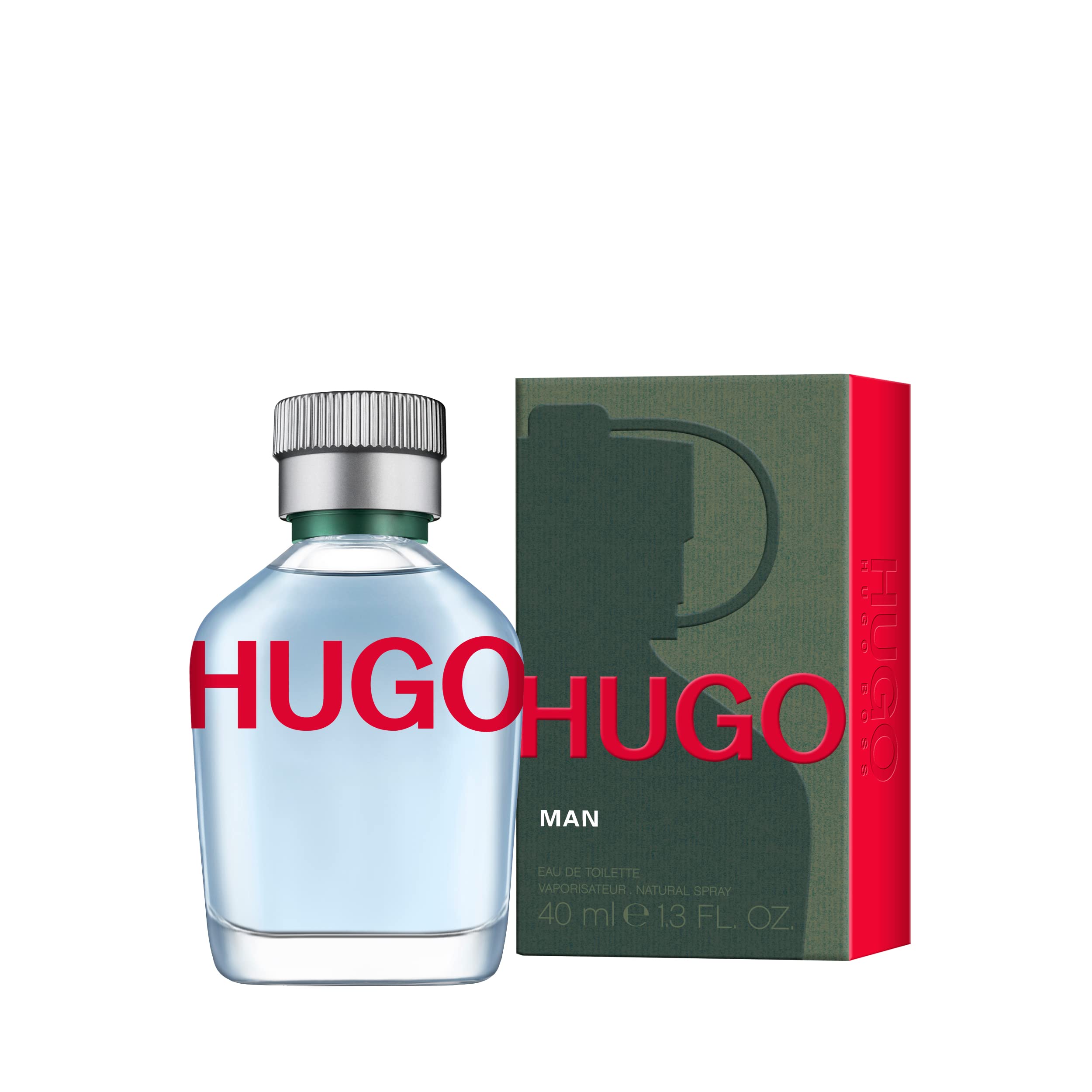 HUGO Man Eau de Toilette, Men's Perfume, Notes of Crispy Green Apple and Fir Balsam, Aromatic Fragrance, Medium Longevity, 200ml