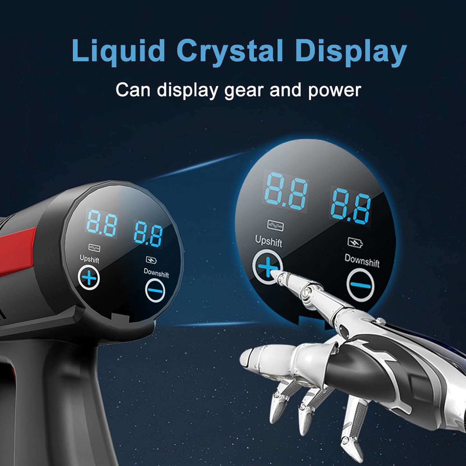 EAFCar Cordless Pressure Washer, Portable High Power Washer Machine with 4.0Ah Rechargeable Battery, Pressure Washer for Car/Floor/Garden Cleaning & Watering (Redblack)