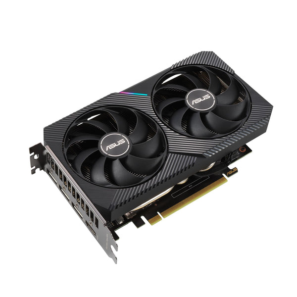 ASUS GeForce RTX 3050 6G DUAL OC Gaming Graphics Card - 1537MHz Boost Clock, GDDR6, PCIe Gen 4, DLSS 2, 3 x DP v1.4a, 1 x HDMI 2.1 (Supports 4K)
