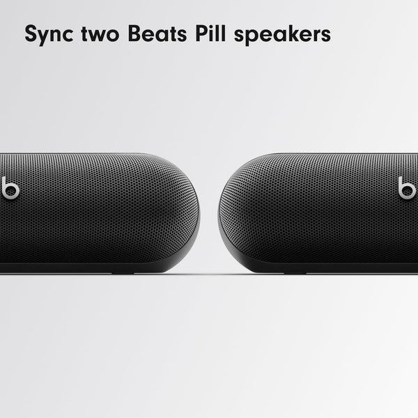 Beats Pill (Latest release)-Portable Bluetooth Speaker, Up to 24H Battery Life, Water Resistant, Bluetooth, Apple & Android Compatible, Seriously loud sound for home, outdoor & travel- Matte Black