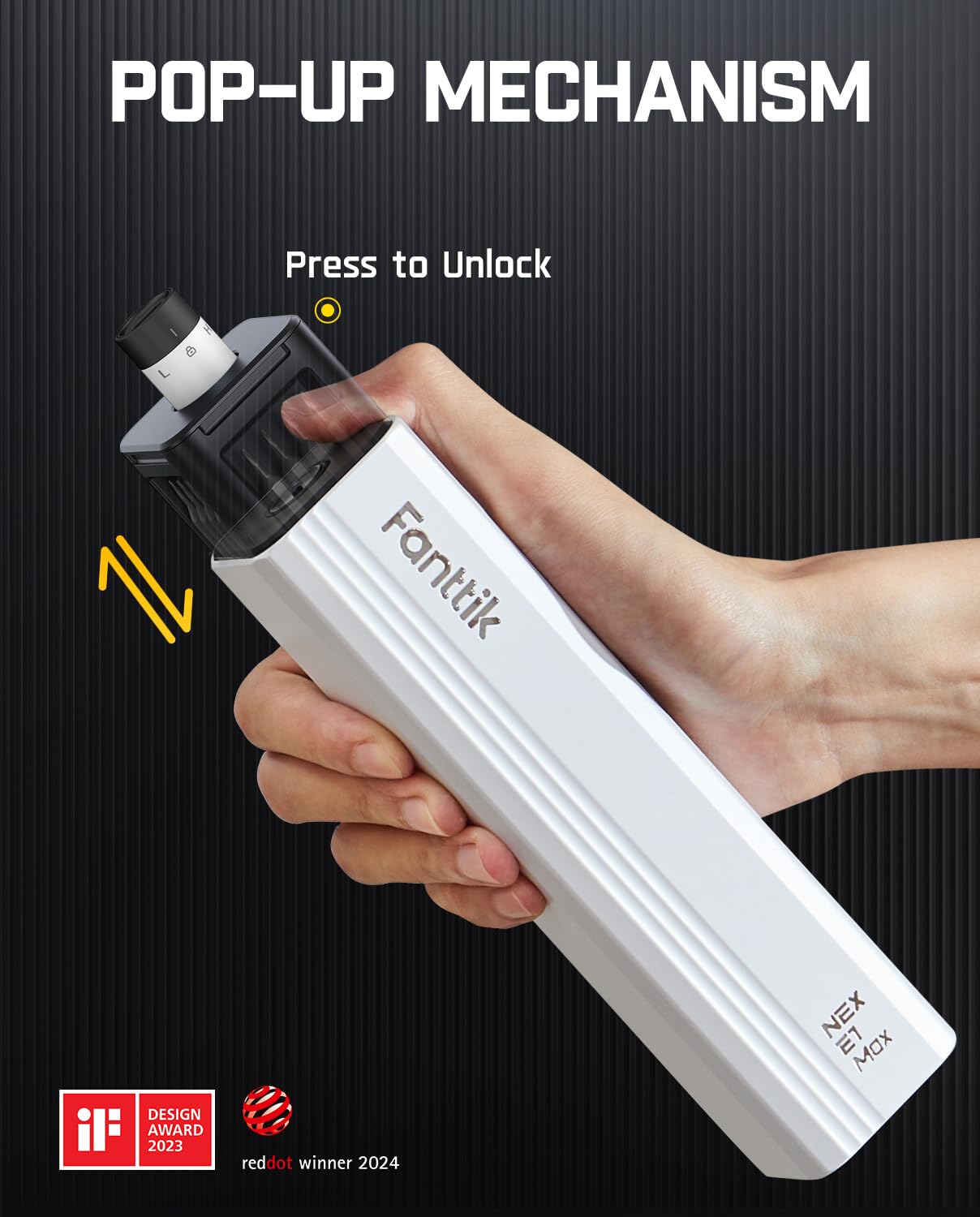 Fanttik E1 Max 3.7V Electric Screwdriver, Mini Precision Screwdriver Set, 50 Magnetic Bits, Magnetic Storage, 5/32‘’Hex, Repair Tool Kit for Electronics Phone Camera Laptop Watch (Grey)