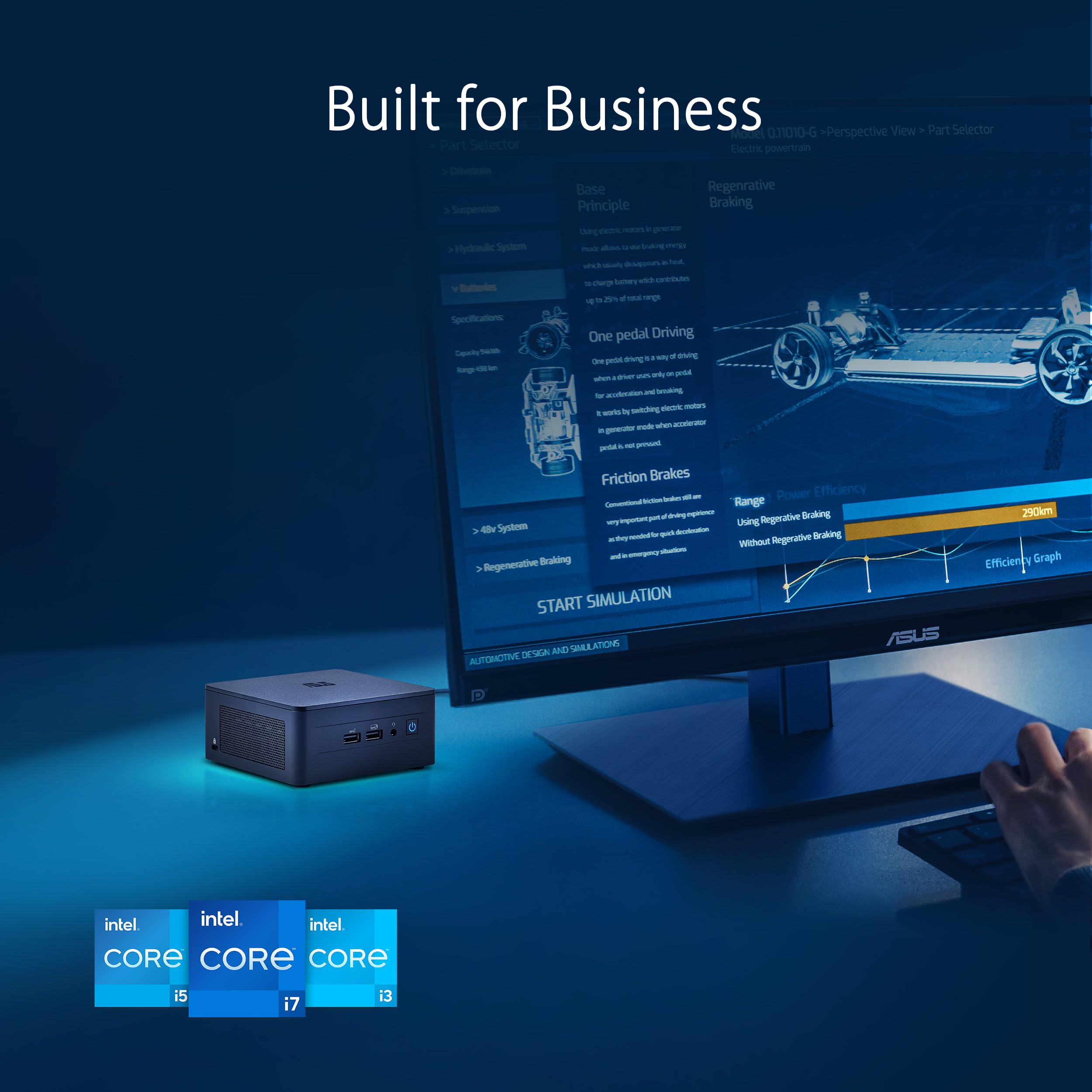 ASUS NUC/13 PRO RNUC13ANKi50003 UK Cord L6