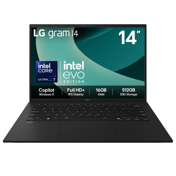 LG gram 16Z90TL - 16 Inch 2.5K IPS Ultra-Lightweight Laptop, Intel Core Ultra 7 256V 47TOPS NPU - EVO Edition, 16GB RAM, 1TB SSD, Windows 11 Home, gram Hybrid AI, Copilot+ PC, Black (2025)
