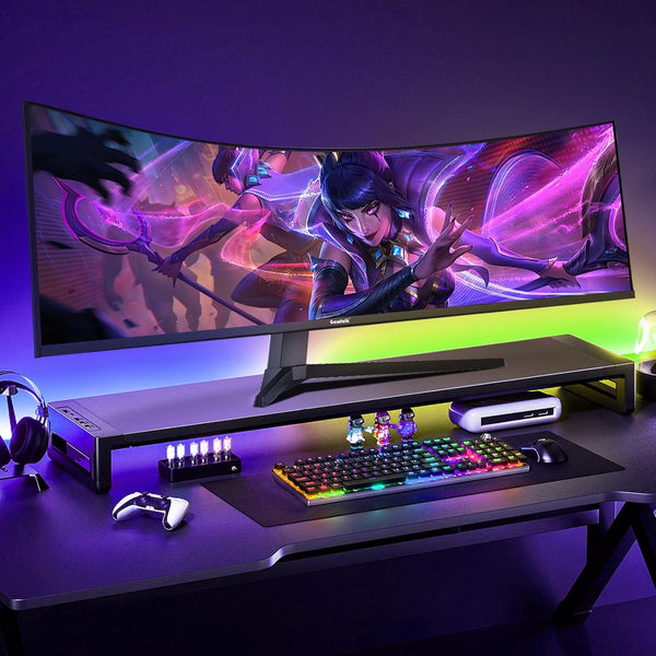 Gawfolk 34 Inch Ultrawide Curved 144Hz Gaming Computer Monitor 1500R PC Screen 21:9 UWQHD (3440x1440),Adaptive Sync,178° Viewing Angle,Display Port、HDMI 2.0, VESA75x75MM-Black