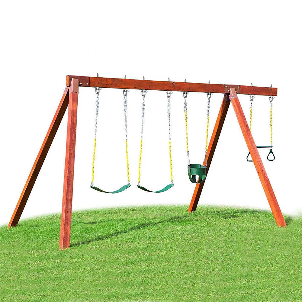 SELEWARE Heavy Duty Swing Hooks, 6 Pcs Antirust Stainless Steel Beam Hanger For Wood and Steel Beam Yoga Hammock Chair Porch Swing Sets Seat, 1800LB