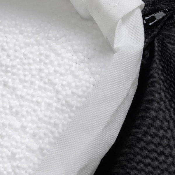 icon Dolce Lounge Bean Bag Chair and Footstool, Grey, Indoor Outdoor Beanbag, Large Adult Bean Bag with Filling Included, Floor Chair, Garden, Living Room Furniture, Bedroom Furniture