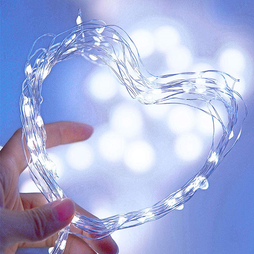 Arkim 2PACKS-200LED Solar String Lights,solar lights outdoor garden Waterproof Copper Wire Lights, Fairy Lights, for Garden Patio Yard Home Wedding