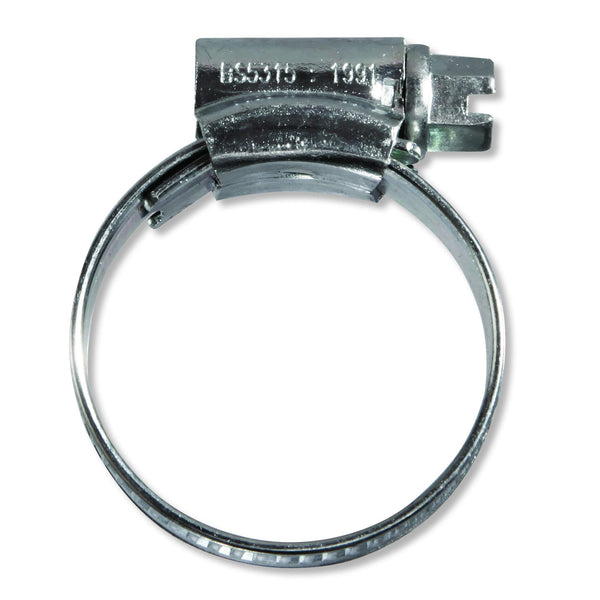 Eclipse Professional Tools ECW1-2A W1 Box of 10 35-50mm (1 ⅜" - 1 ¾") Mild Steel Worm Gear Hose Clamps