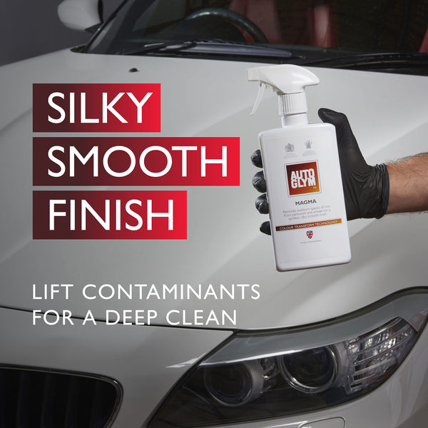 Autoglym Clay Detailing Complete Kit - Premium Car Care Kit Includes (500mL) Rapid Detailer, (100mL) Super Resin Polish, (1) Premium Clay Bar, (1) Hi-Tech Finishing Cloth