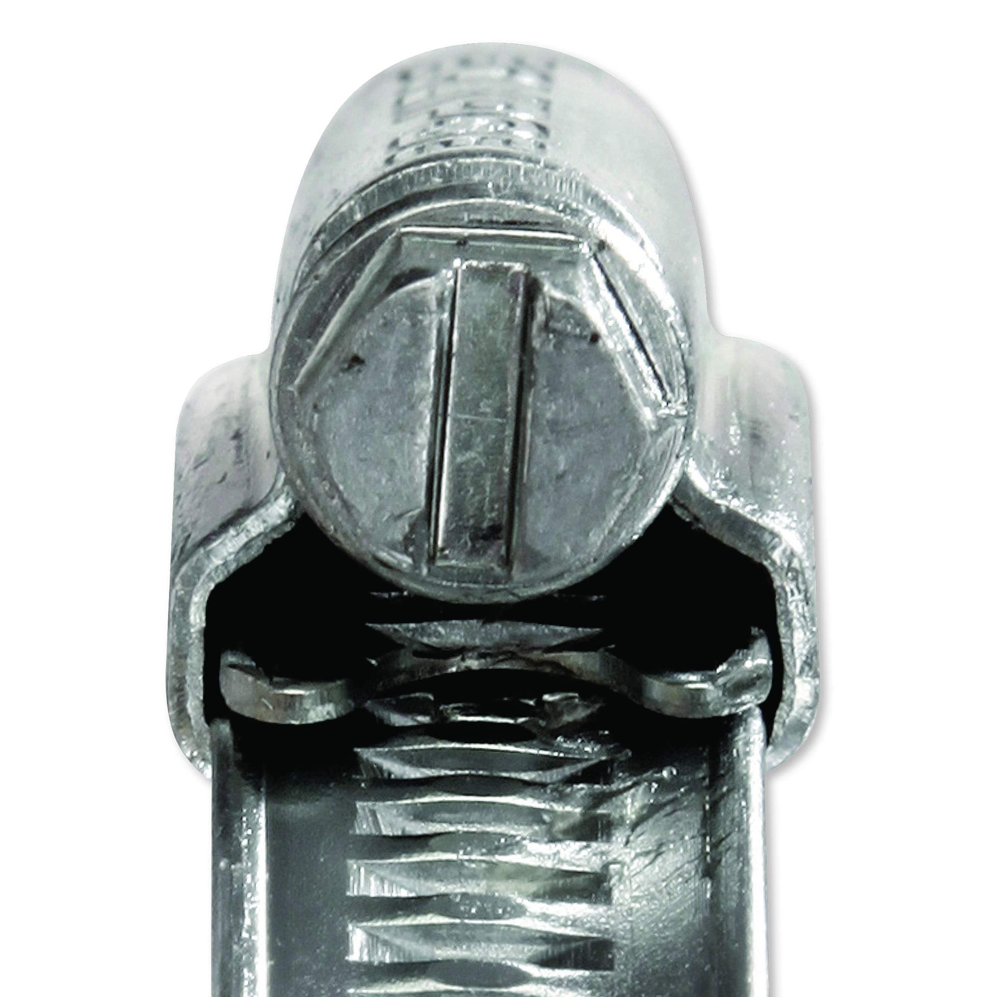 Eclipse Professional Tools ECW1-2A W1 Box of 10 35-50mm (1 ⅜" - 1 ¾") Mild Steel Worm Gear Hose Clamps