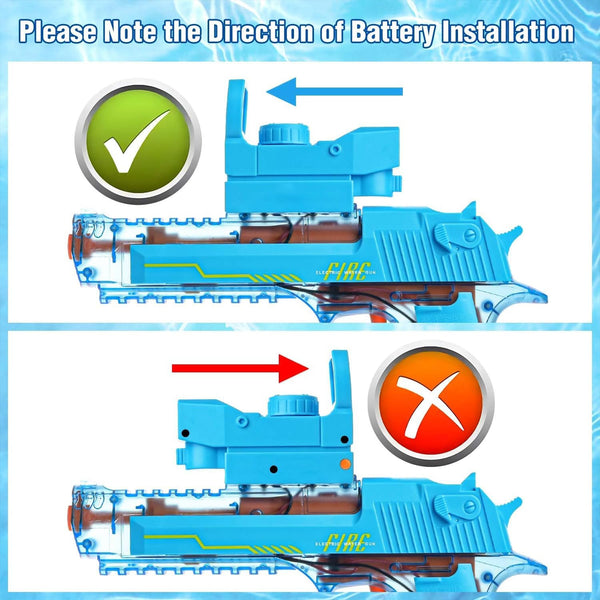 Electric Water Gun, Ultra-Long Range One-Touch Automatic Water Gun, Large Capacity Ultra-Long Standby, Suitable For Children Adults Summer Pool Party Beach Outdoor Use.