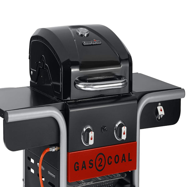 Char-Broil Gas2Coal 440 Hybrid Grill Gas Barbecue, Black