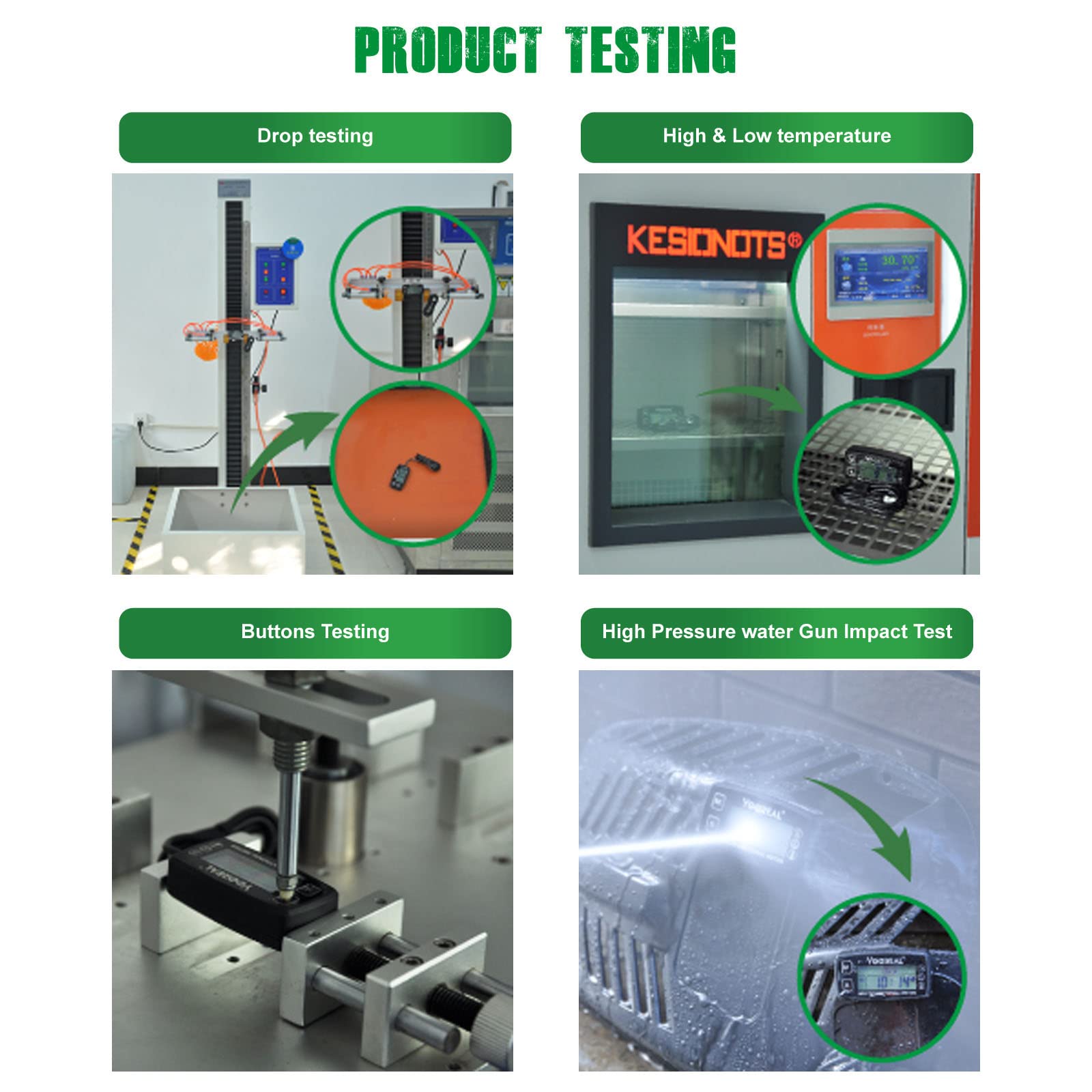 Yooreal Engine Temperature Gauge,TEMP Meter,User Shutdown Tachometer for Scooter Snowmobile Mini Bike Motorcycle Lawn Mower Generator Dump Truck