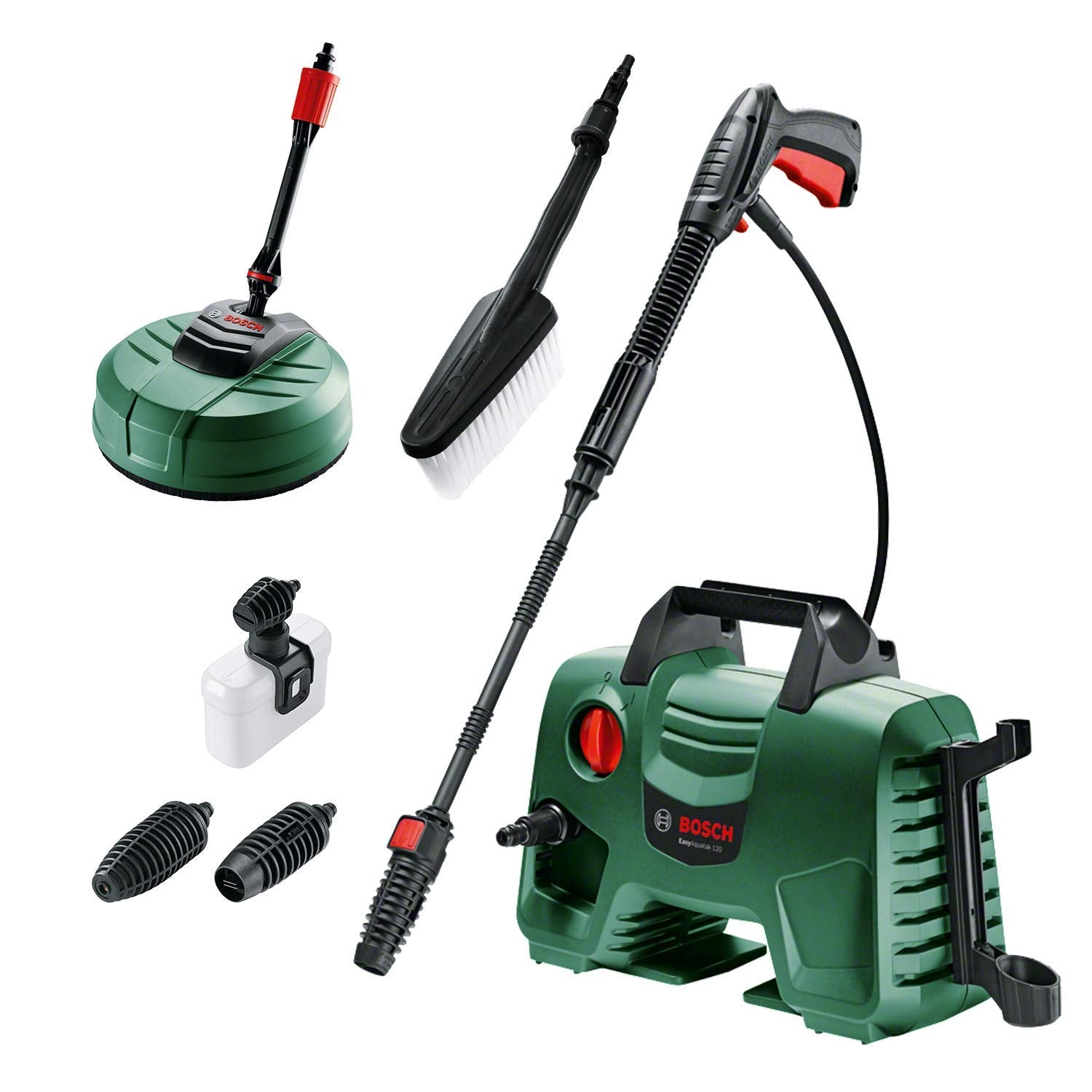 Bosch EasyAquatak 110 High Pressure Washer, Green, 37.5 cm*40.0 cm*20.0 cm