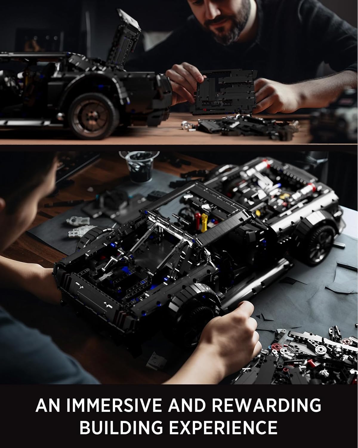 Nifeliz HOONIKEN Model Car Set, Colletible Vehicle Building Toy for Adults, for Car Lovers and Model Fans (3141 Pieces)