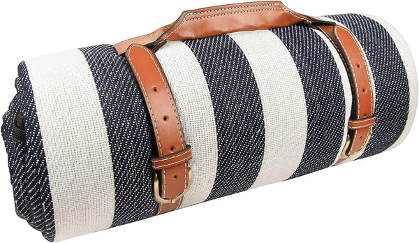 Goodsnetic Picnic Mat,79"x79"Oversized Picnic Blanket Waterproof Sandproof Beach Mat for 6-8 Adults, Large and Thick Gingham Picnic Blanket for Beach