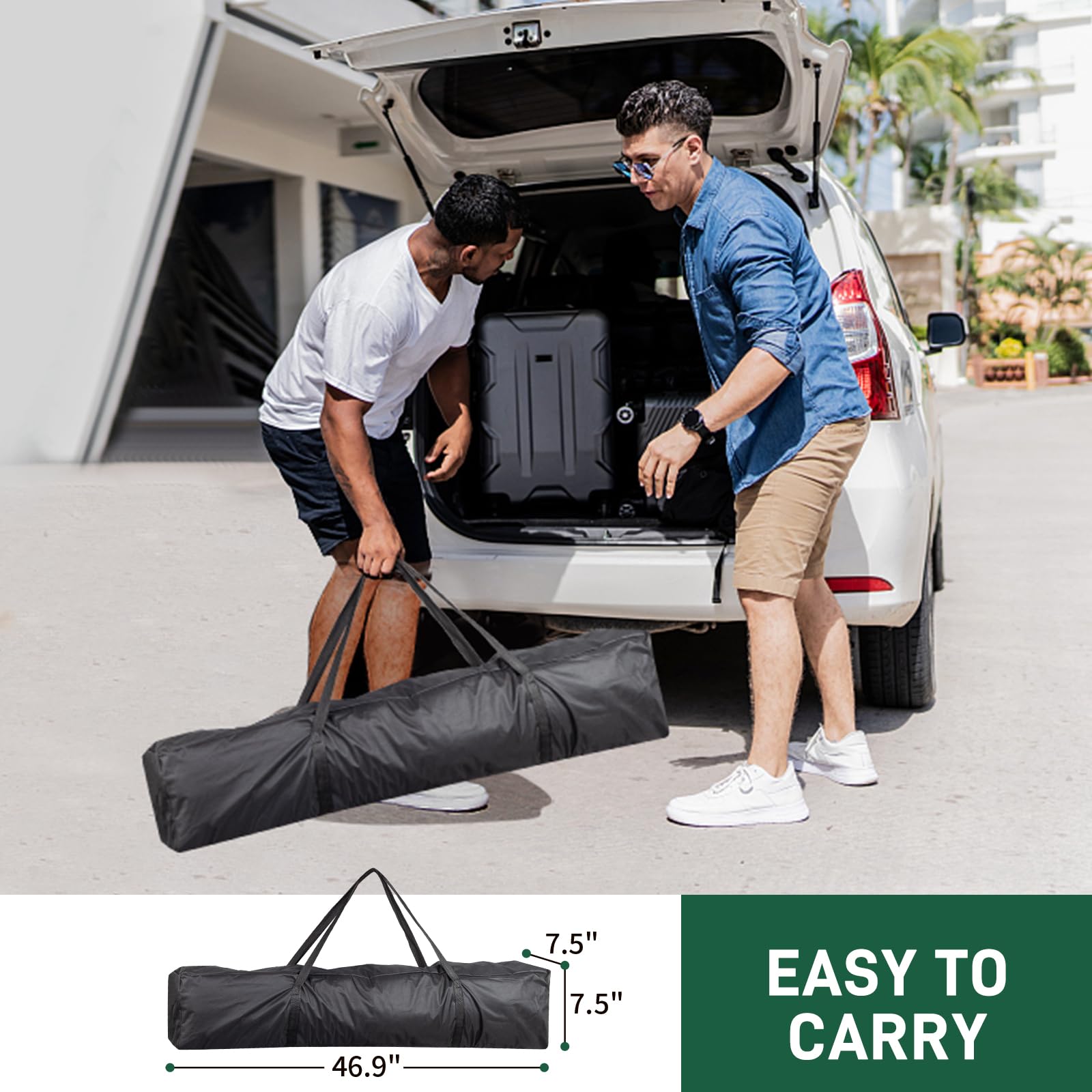 Bonnlo Pop Up Gazebo with Sides 3m x 3m, Easy Setup Instant Outdoor Canopy, Folding Garden Gazebo, Party Tent Grey