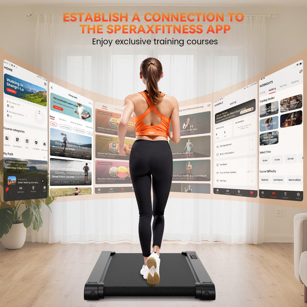 Lysole 4 in 1 Walking Vibration Pad, Under Desk Treadmill, 4 Vibration Modes, Portable Vibration Walking Pad for Homes and Offices