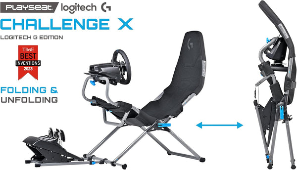 Playseat® Challenge X - Logitech G Edition Fold Away Racing Simulator Driving Sim Frame & Seat