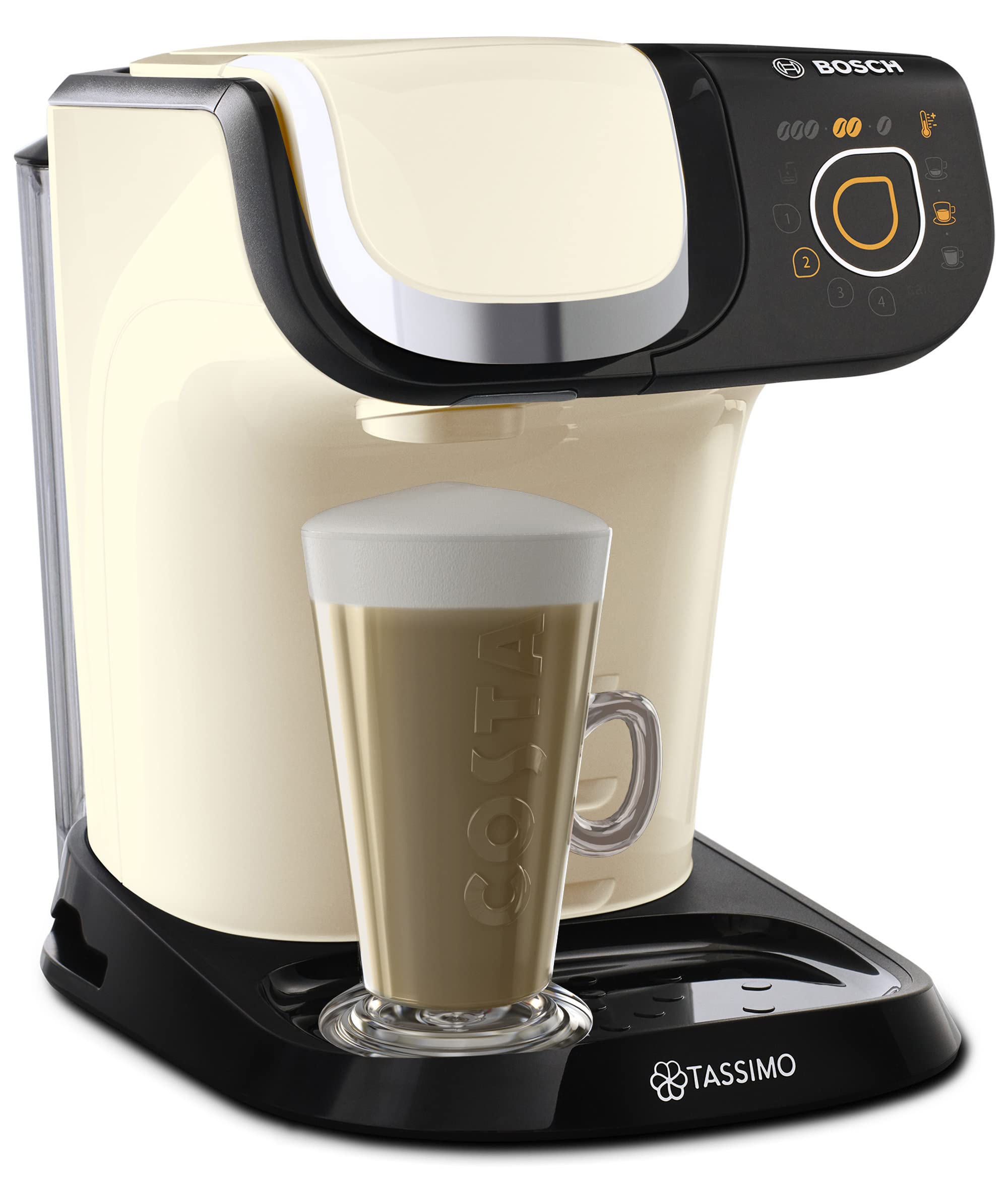 Tassimo My Way 2 TAS6507GB Tassimo Pod Coffee Machine, Cream