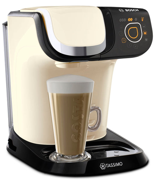 Tassimo My Way 2 TAS6507GB Tassimo Pod Coffee Machine, Cream