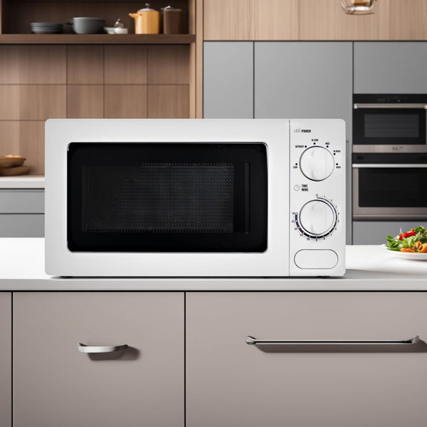 Haden 17l Microwave Oven - 700W Microwave, 6 Power Levels, 30 min Timer - Easy To Use and Clean - Defrost, Express Cooking - Small and Affordable