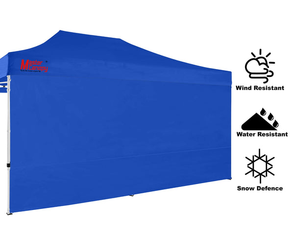 MASTERCANOPY Instant Gazebo Sidewall Panels Sunwall for 3x3M Pop Up Gazebo,1 Piece,Black