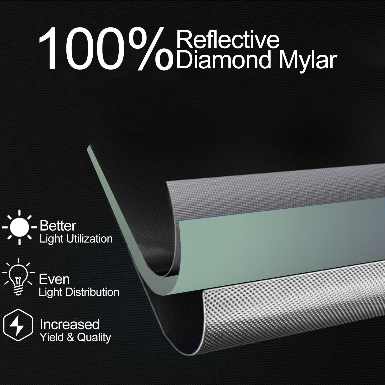 Sunstream Hydroponic Grow Tent 24"x24"x56"(60x60x140cm) for Indoor Seedling Plant Growing, Water-Resistant LightProof 2x2 FT Small Mushroom Indoor