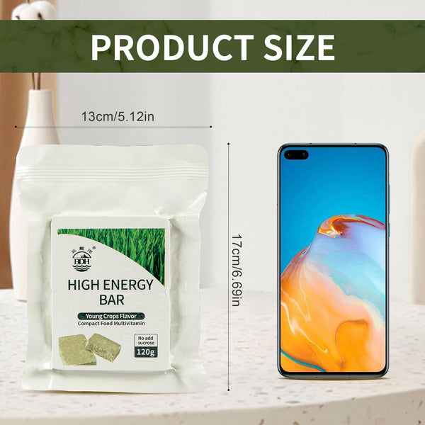 Emergency Food Rations Meal Ready To Eat, Long Self Life 18400 Calorie Survival Tabs Perfect for Camping, Hiking, Army Outdoor Disaster, 20 Pack with Tin Box