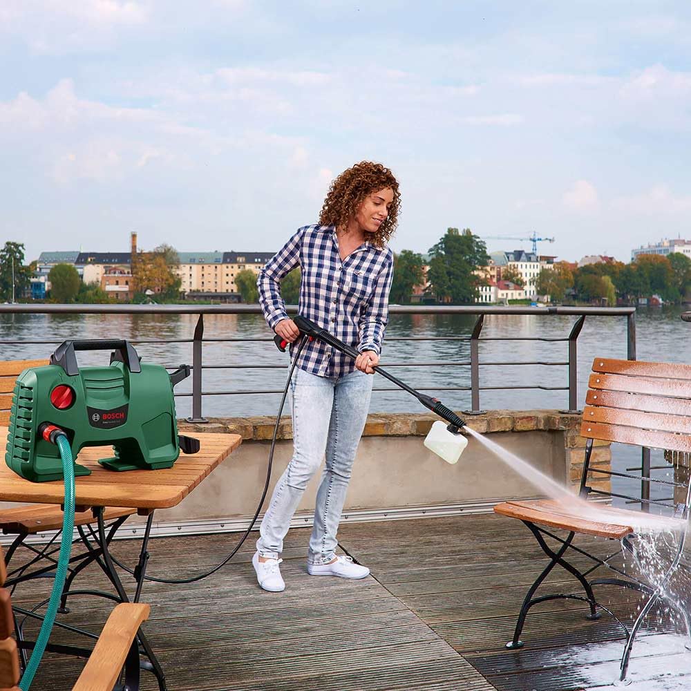 Bosch EasyAquatak 110 High Pressure Washer, Green, 37.5 cm*40.0 cm*20.0 cm