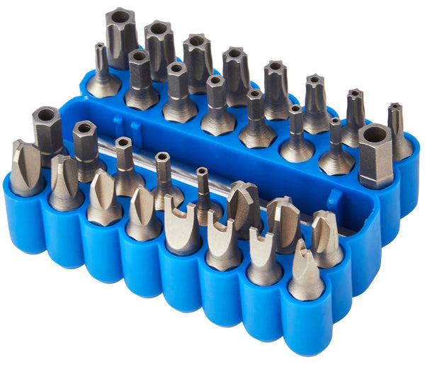 Draper 33 Piece Security Bit Set | 1/4" Metric Screwdriver Kit | 25mm Precision Hand Tools Accessories | Heavy-Duty Storage Case | 82406