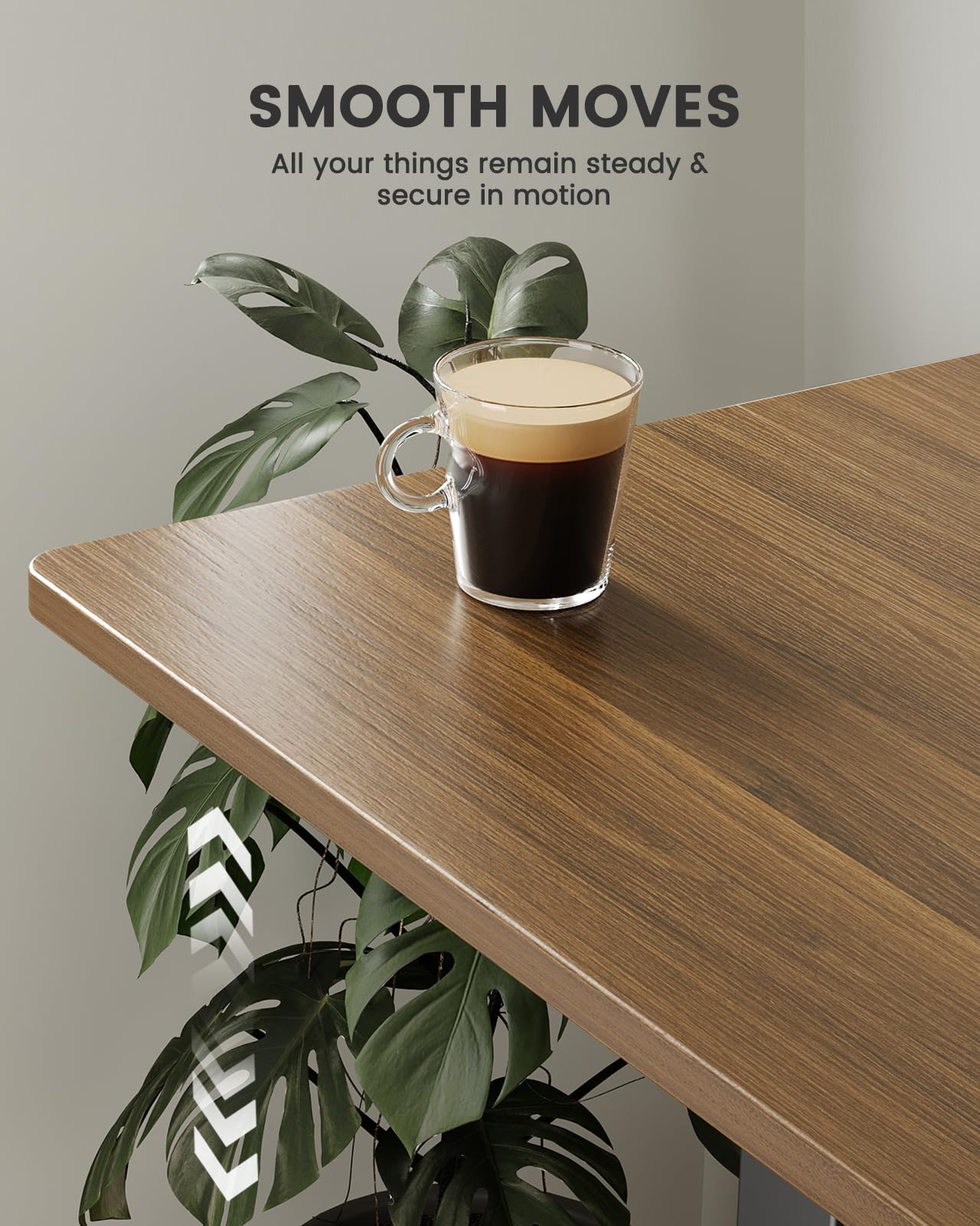 ErGear Electric Standing Desk Height Adjustable 120 x 60cm, Sit Stand Desk with 4 Memory Smart Pannel for Home Office with Splice Board