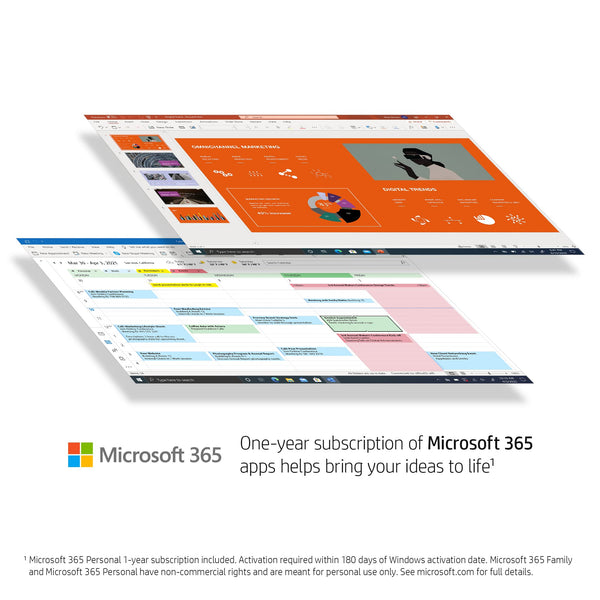 HP 14" Laptop, Intel Core i5-1235U Processor, 8 GB RAM, 512 GB SSD, Intel Iris Xe Graphics, FHD Display, Up to 8hrs battery, Win 11, Dual Speakers, Natural Silver, 14s-dq5005sa