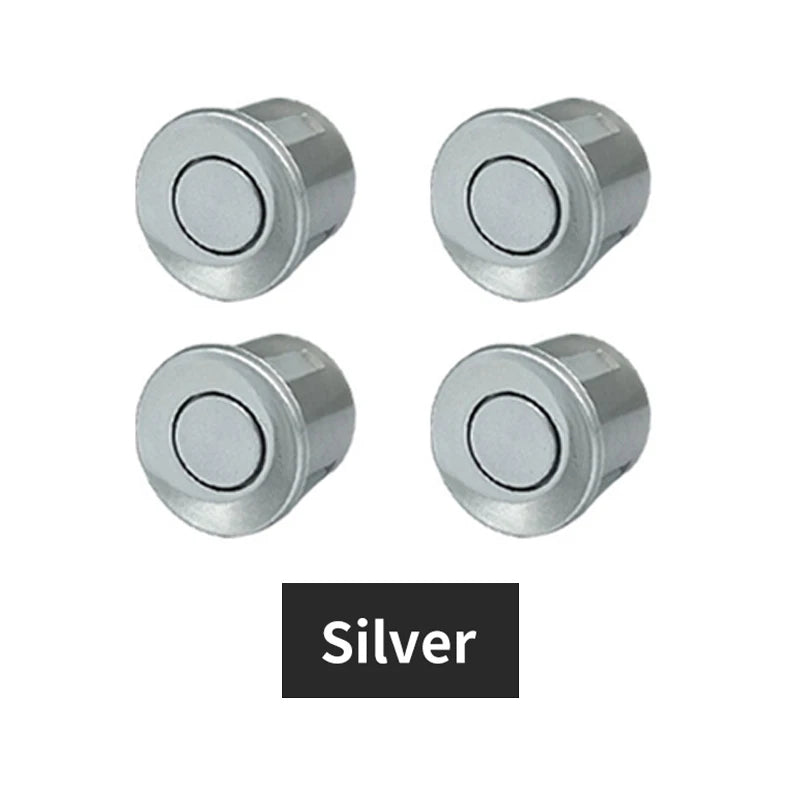 4PCS 22mm Ultrasonic Parking Sensors Reverse Backup Radar System Choose From Red, Black, White, Silver, Gray, Gold, and More!