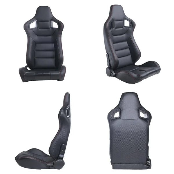 Car sports seat modification with sliding track racing modification car esports simulation driving seat metal frame universal