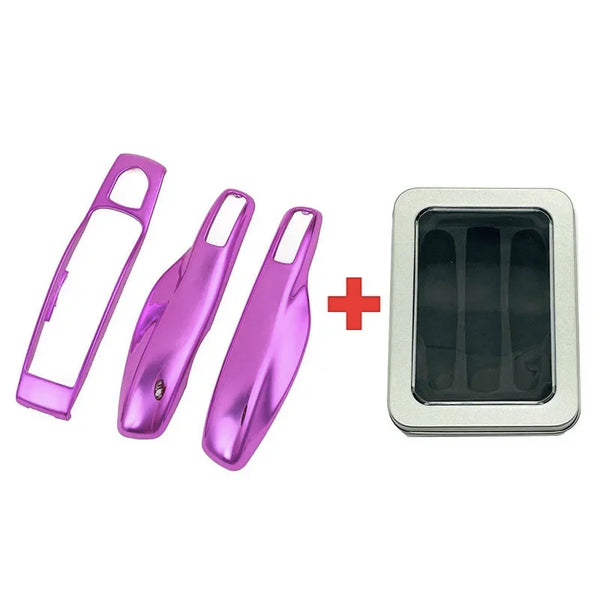 3Pcs Car Smart Remote Key Case Fob Cover Shell for Porsche Panamera Spyder Carrera Macan Boxster Cayman Cayenne 911 970 981 991