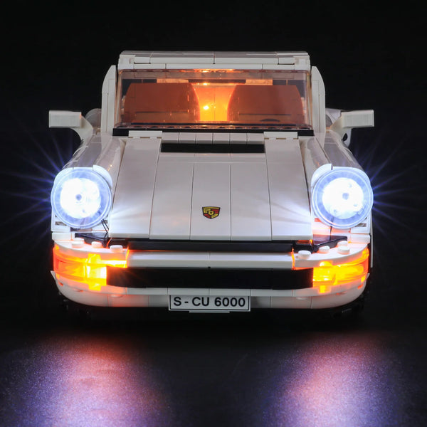 Hprosper LED Light For 10295 Creator Expert Porsche 911 Car Decorative Lamp With Battery Box (Not Include Lego Building Blocks)