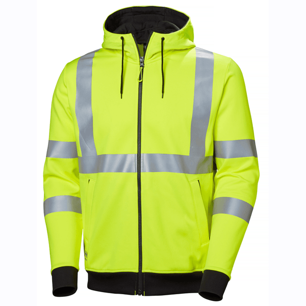 Helly Hansen 79094 Addvis Hi-Vis Stretch Zip Hoodie Sweatshirt