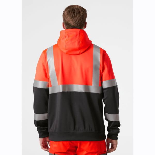 Helly Hansen 79259 Addvis Hi-Vis Zip Hoodie Sweatshirt