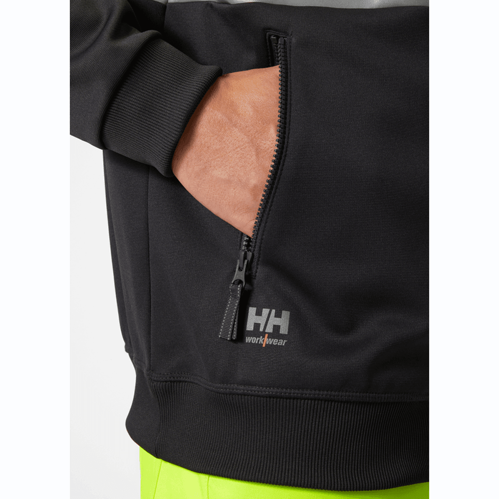 Helly Hansen 79259 Addvis Hi-Vis Zip Hoodie Sweatshirt